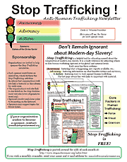 stop trafficking newsletter