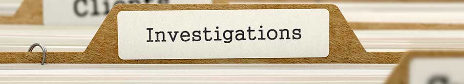 Investigations file folder