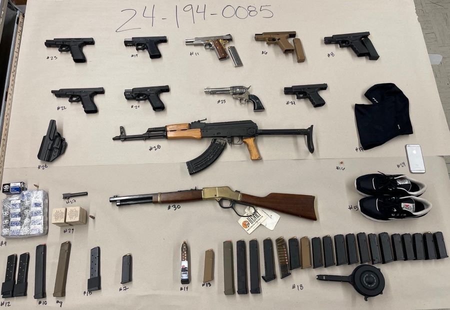 Photo of firearms