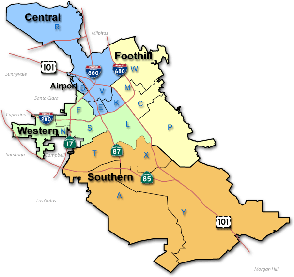 san jose police map